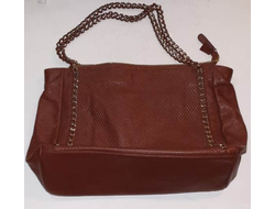 598-1/ Сумка коричневая из кожи, Acasta