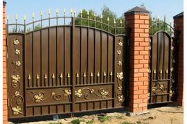 СВАРНЫЕ  РАСПАШНЫЕ ВОРОТА, СВАРНЫЕ ЗАБОРЫ