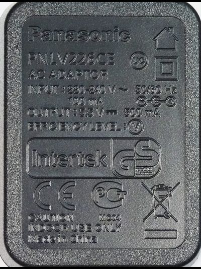 блок питания Panasonic PNLV226CE 5.5V/0.5A