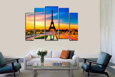 Модульная картина "Символ Парижа"