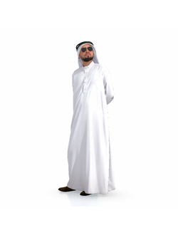 люди Араб arab man standing 067 6098