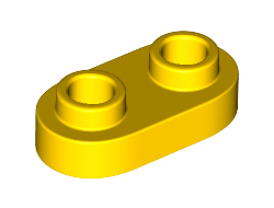 Plate, Round 1 x 2 with Open Studs, Yellow (35480 / 6248971)