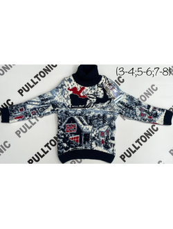 Детский свитер Счастливого Нового года 02