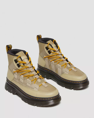 Ботинки Dr Martens Boury Leather Pale Olive