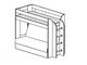 КРОВАТЬ ДВУХЪЯРУСНАЯ НЕМО - ОЛМ