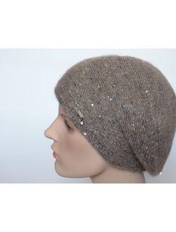 Vizio Италия 6926 берет орехового цвета зима 2021 - 2022 фото