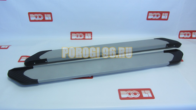 Пороги подножки "Classik Silver" 1700 мм для Changan CS35 PLUS 2018 -