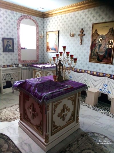 Риза на престол, деревянная