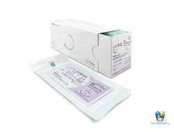 Нить хирургическая WEGO PGLA USP 5-0, MP 1,0 75 см – плетеная рассасывающаяся, фиолетовая