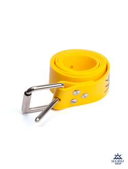 Ремень Scuba Brothers BH YELLOW Silicone силиконовый 135см