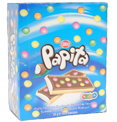 Печенье с молочным кремом и драже Papita Cocos (скидка 50%! срок годности до 05.07)