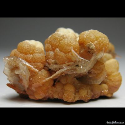 Миметит с кальцитом. Мексика. 25*19*16мм