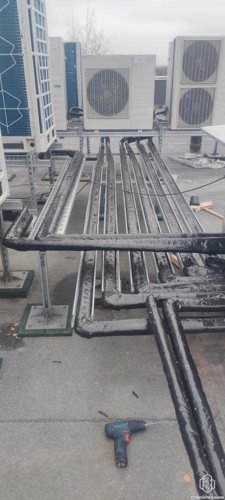 Монтаж VRV и ККБ системы 