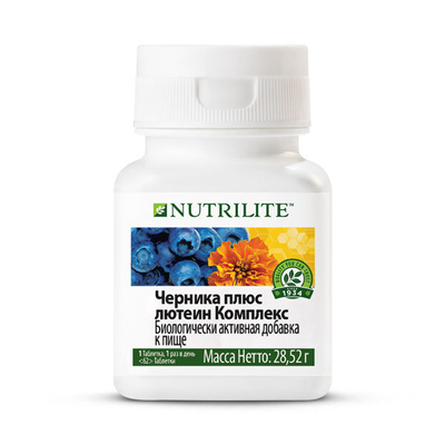 СОХРАНЕНИЕ ЗРЕНИЯ          Nutrilite™ Черника плюс лютеин, 62 таб.