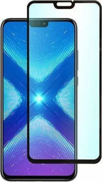 Защитное стекло Perfeo 9D для Huawei Honor 8X (черная рамка)