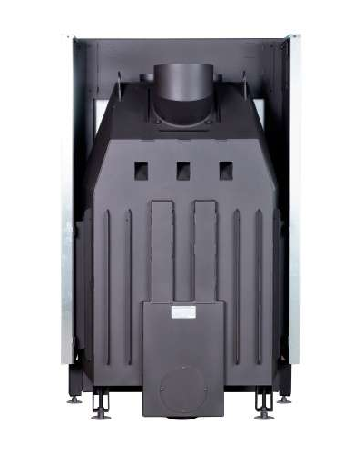 Каминная топка Вега 1000 M/МВ белый/черный шамот принтинг, Экокамин (Россия)