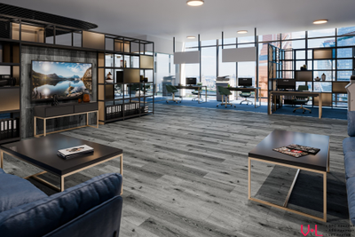 Кварцвиниловая плитка Damy Floor Family LVT Дуб Сильвер T7020-23-LVT