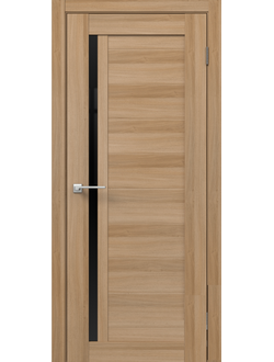 ТУЛЬСКИЕ ДВЕРИ. НЕАПОЛЬ 102. ДУБ ЗОЛОТОЙ/ LACOBEL BLACK