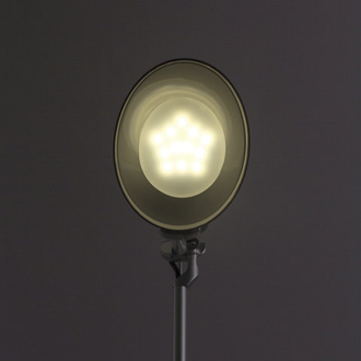 Светильник настольный SONNEN PH-104, на подставке, светодиодный, 8 Вт, алюминий, черный, 236690