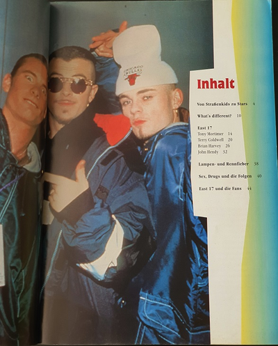 East 17 Book Inside