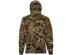 Флисовая куртка "Патриот" с капюшоном, мультикам (Размер: XL, 2XL, 3XL )