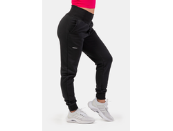 Брюки HIGH-WAIST LOOSE FIT SWEATPANTS "FEELING GOOD" 409 Черные