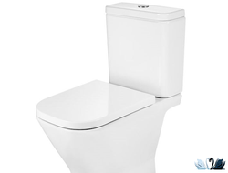 Унитаз компакт ROCA The GAP 342477000 напольный горизонтальный выпуск в магазине Marysя в Краснодаре