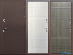 Дверь входная с терморазрывом Протерма 11 см Букле шоколад купить в Челябинске | КВИРТЕК