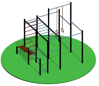 Спортивная площадка Workout W13.41