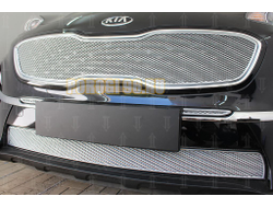 Защита радиатора KIA Sportage IV 2018- chrome верх PREMIUM