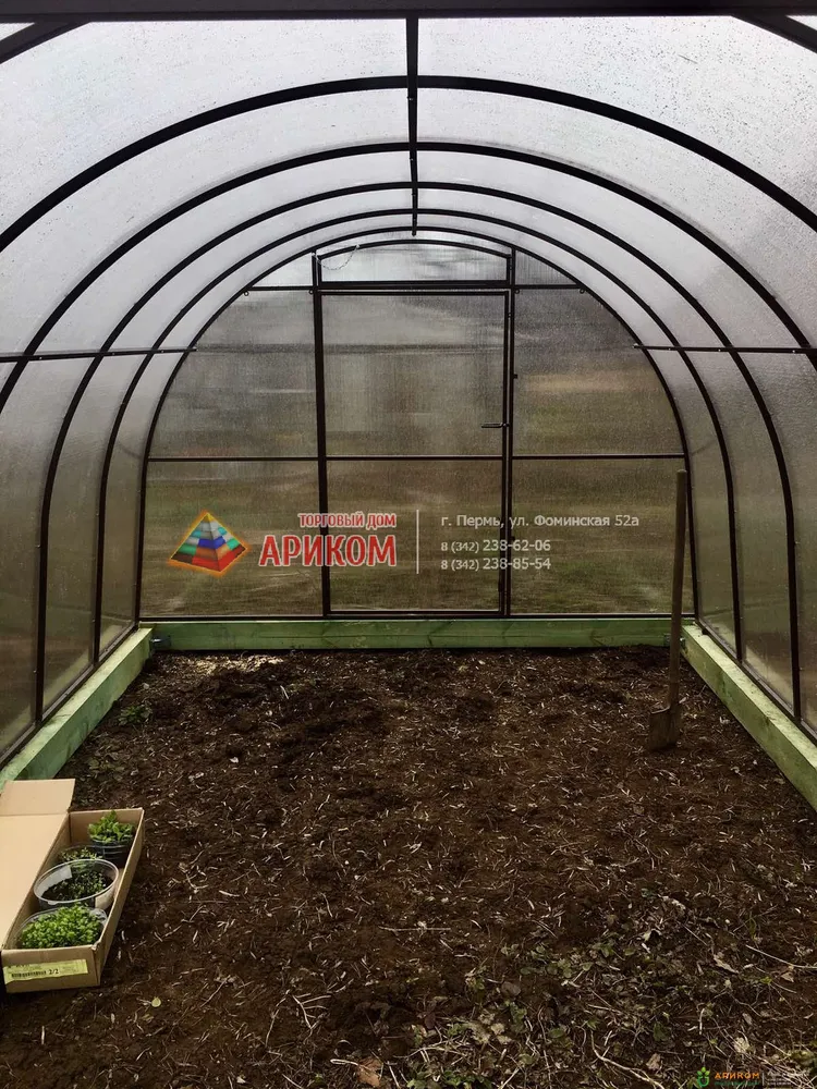 Теплицы и сотовый поликарбонат в Перми от Ариком