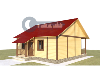 ДЖ-11 ГАБАРИТНЫЕ РАЗМЕРЫ: (6Х8М) 1 ЭТАЖ, ОБЩАЯ ПЛОЩАДЬ: 66,6М²