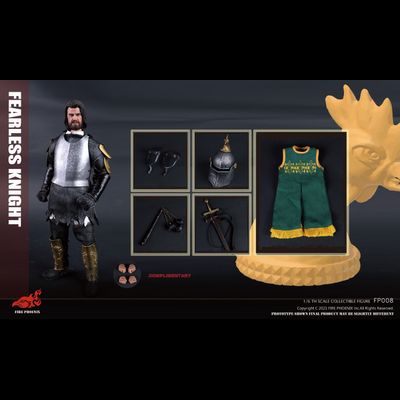Рыцарь с цепом - КОЛЛЕКЦИОННАЯ ФИГУРКА 1/6 scale DIECAST ALLOY FEARLESS KNIGHT (FP008) - FIRE PHOENIX