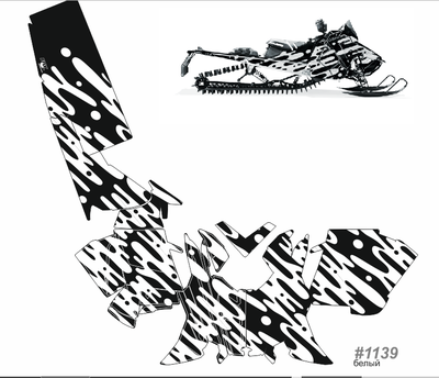 POLARIS RMK 2011 - 2015 #1139 красный