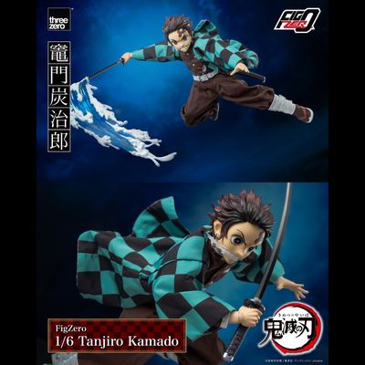 Танджиро Камадо ("Клинок, рассекающий демонов") - Коллекционная фигурка 1/6 Demon Slayer Tanjiro Kamado (3Z06670W0) - Threezero