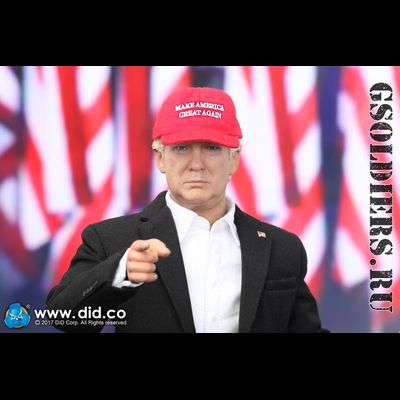 Дональд Трамп  - Коллекционная фигурка 1/6 Donald Trump (AP002) - DID
