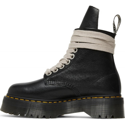 DR MARTENS X RICK OWENS STROBE 1460 QUAD SOLE JUMBO LACE BLACK