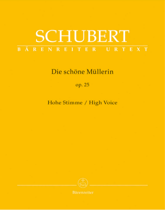 Schubert, Franz Die schöne Müllerin op.25 D795 für Gesang (hoch) und Klavier praktische Ausgabe