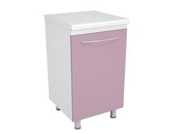 Тумба металлическая с полкой на опорах ТМД-1.0 Люкс