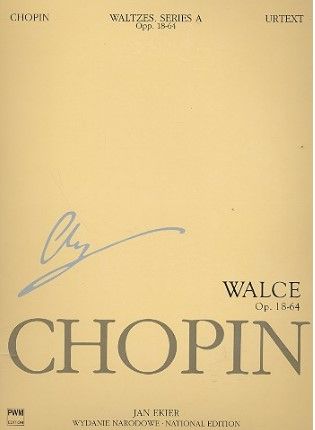 Chopin, Frédéric. Waltzes for piano. National Edition vol.11 A 11