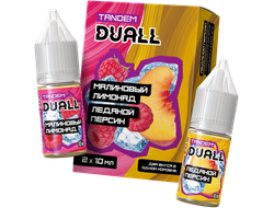 DUALL TANDEM SALT (STRONG) 30ml - МАЛИНОВЫЙ ЛИМОНАД & ЛЕДЯНОЙ ПЕРСИК