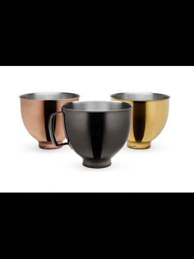 Чаша 4.8 л стальная с PVD покрытием, сияющий черный