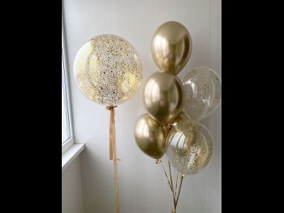 Фонтан из шаров + баблс