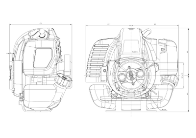 ДВИГАТЕЛЬ 1,22ЛС 32,6СМ3 МУФТА СЦЕПЛЕНИЯ, 3,9 КГ Cнято с продажи