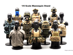 Манекен (торс) для разгрузки / бронежилета 1/6