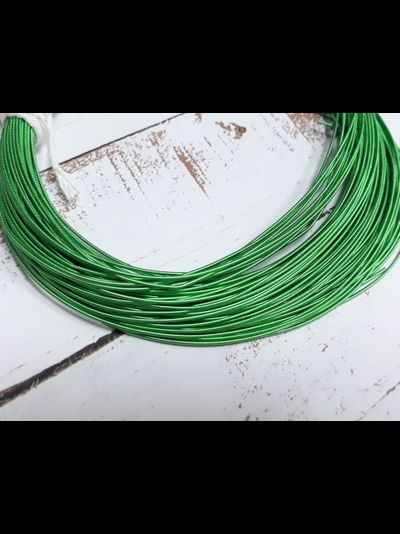 Канитель жесткая цвет светло зеленый 1мм 2.5гр