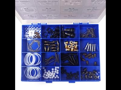 Набор запасных частей в боксе для краскопультов Walcom GENESI CARBONIO EVO 90198