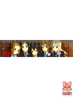 K-ON  линейка ламинированная в ассортименте