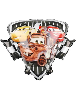 Фольгированная фигура "Тачки Герб Радиатор-Спрингс" 56см