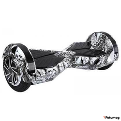 Гироскутер Smart Balance Transformer LED 8 дюймов Граффити